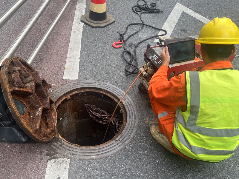阳光嘉园市政管道内窥检测